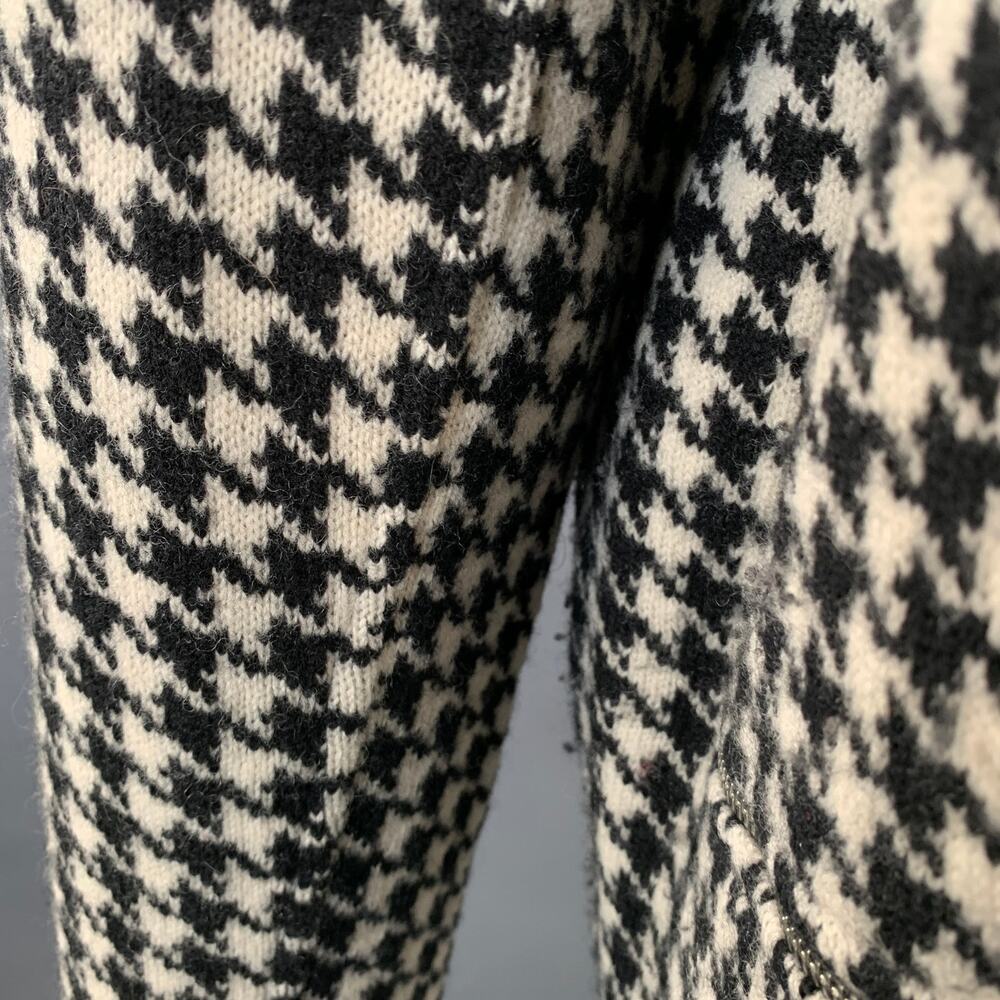 LAUREN by RALPH LAUREN Size XXXL Black Off White Wool Zip Pockets Jacket - Picture 6 of 11